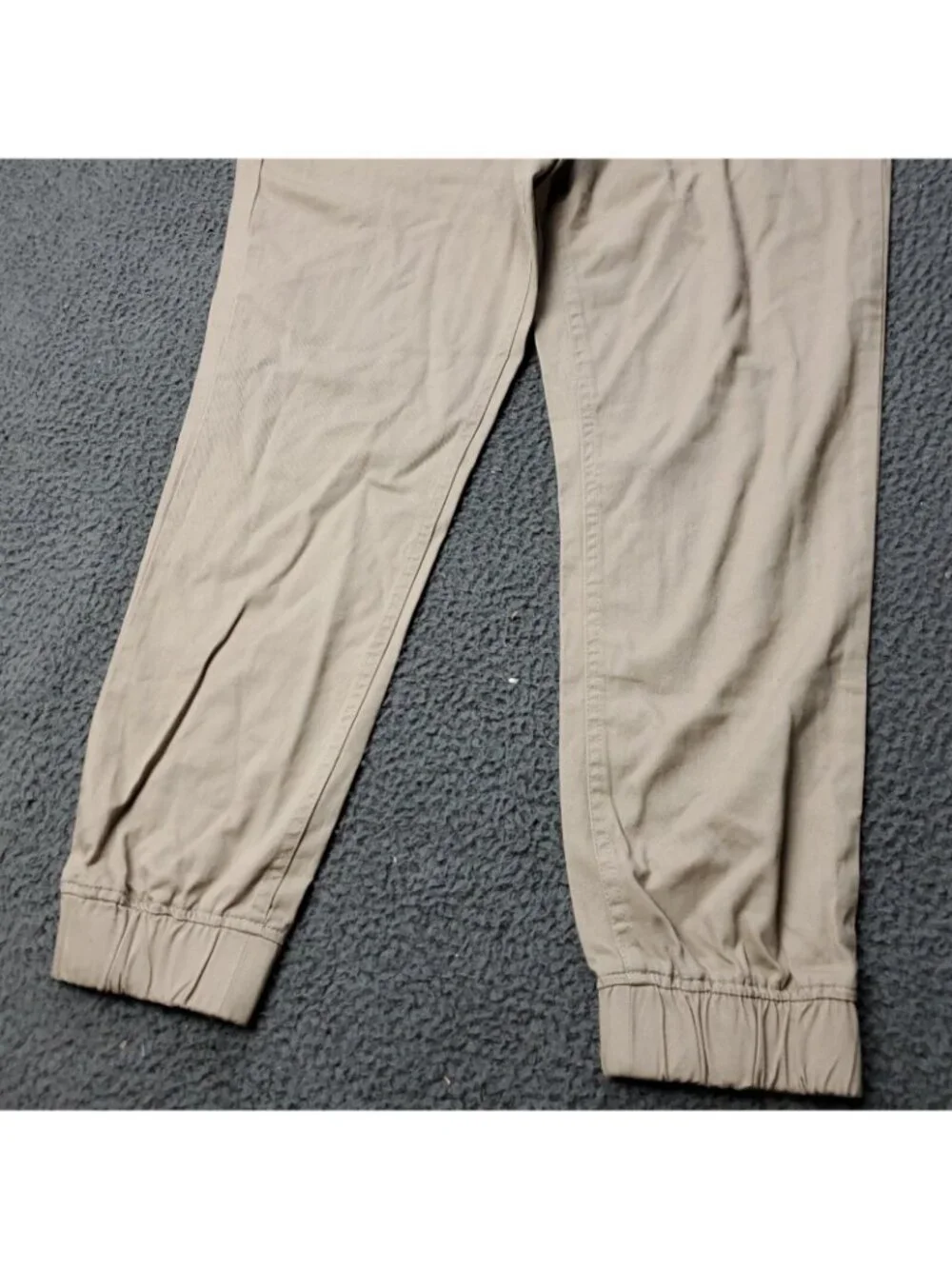 Sovereign Code Berman Pants Mens 28 x26 Joggers Khaki Chino Tan Drawstring